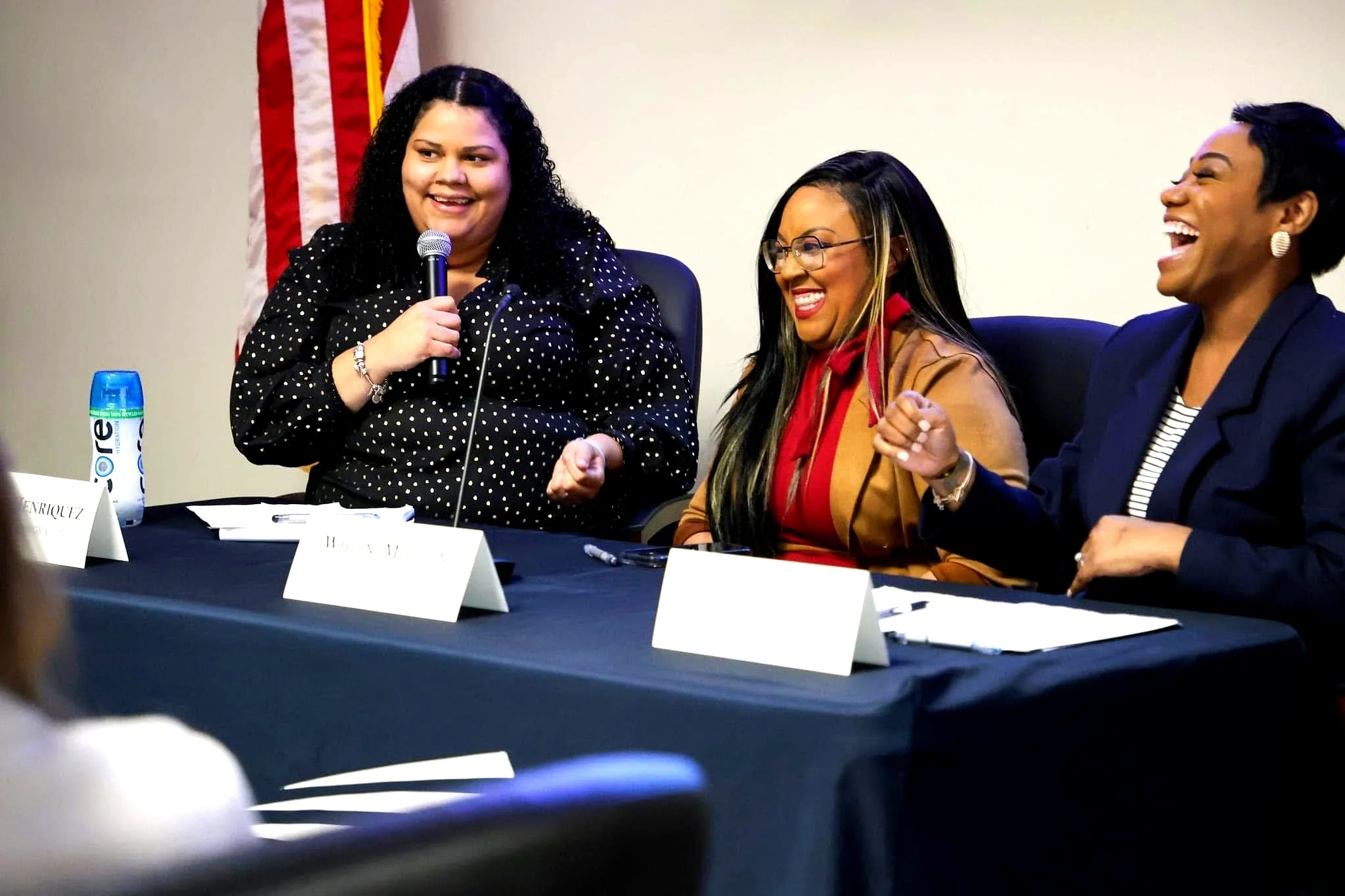 Whitni Molden on a leadership panel discussion